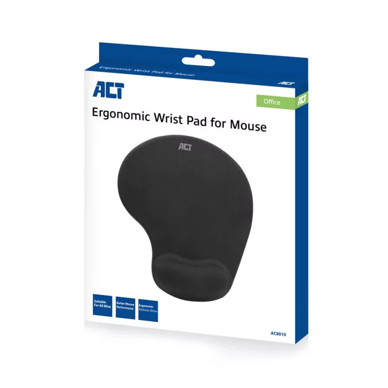 Muispad ACT Ergonomic AC8010 met polssteun