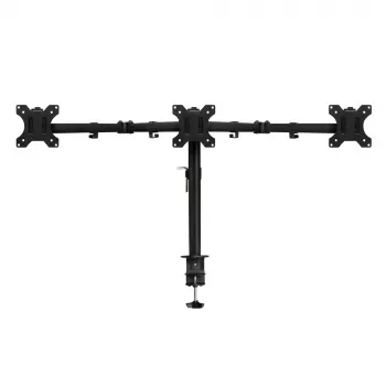 ACT monitorarm voor drie monitors klem-/doorvoermontage 30 kg 13-27 inch