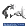 ACT monitorwandsteun met gasveer, 1 scherm, max. gewicht 7 kg