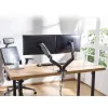 ACT gasveermonitorarm voor twee monitors kantoor klem-/doorvoermontage 18 kg