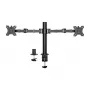 ACT dual-monitorarm Office Solid Pro – klem-/doorvoermontage – 12 kg – 10–32 inch