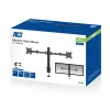 ACT dual-monitorarm Office Solid Pro – klem-/doorvoermontage – 12 kg – 10–32 inch