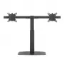 ACT monitorarm 27 inch kantoor, vrijstaand met gasveer, dwarsbalk, 2 monitors