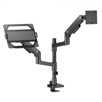 Laptop- & monitorarm ACT AC8341 gasveer zwart 49 inch