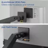 ACT AC8342 monitorarm voor twee monitoren Office Premium, gasveer, 2 monitoren