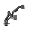ACT AC8342 monitorarm voor twee monitoren Office Premium, gasveer, 2 monitoren