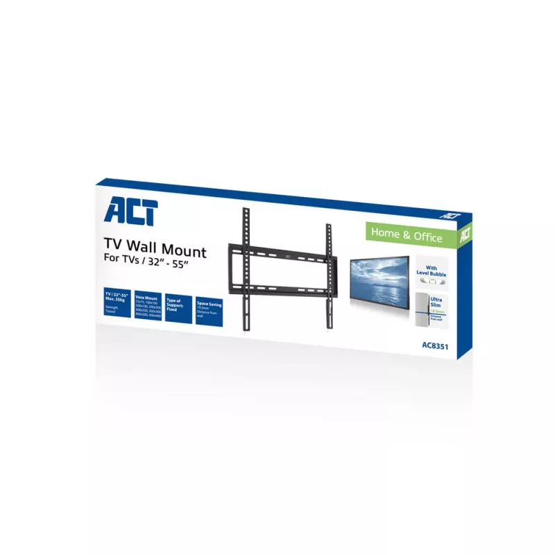 ACT TV-muurbeugel 32 inch tot 55 inch VESA 35 kg zwart