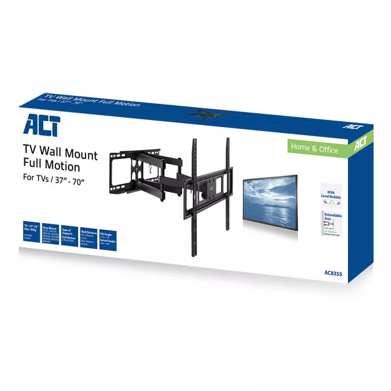 ACT full-motion TV-muurbeugel 37 inch tot 70 inch VESA 40 kg
