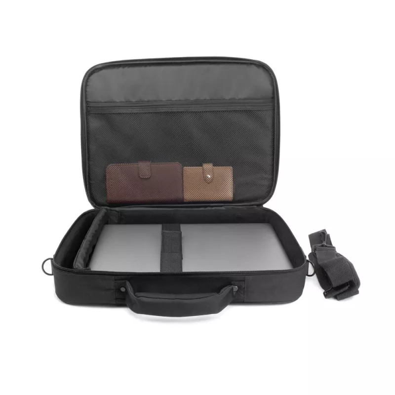 ACT Office schoudertas voor laptops tot 16,1 inch, van gerecyclede plastic flessen
