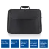 ACT Office schoudertas voor laptops tot 16,1 inch, van gerecyclede plastic flessen