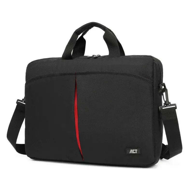 ACT City schoudertas voor laptops tot 16,1 inch van gerecycled plastic