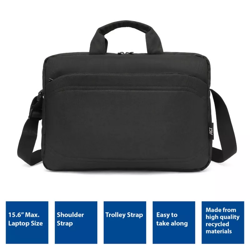 ACT Metro aktetas met handgreep laptoptas 15,6 inch