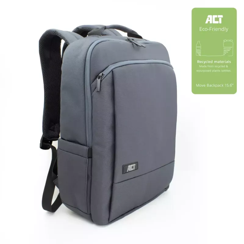 ACT AC8560 casual rugzak, polyethyleentereftalaat (PET), grijs