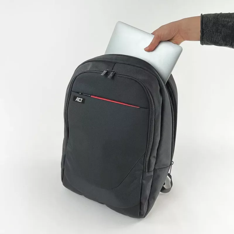 ACT Suburb rugzak voor laptops tot 15,6 inch van gerecycled plastic