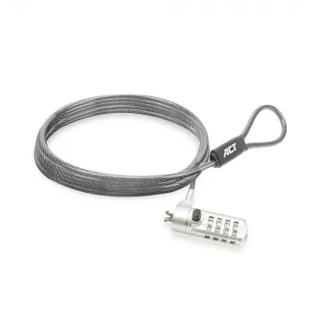 ACT Nano laptopslot met cijferslot 2m kabel