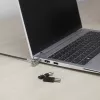 ACT AC9030 laptopslot metaalkleur rond sleutel 2 m kabel