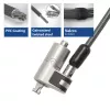ACT AC9030 laptopslot metaalkleur rond sleutel 2 m kabel
