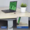 ACT Wedge laptopslot met sleutels metaalkleur 2m kabel