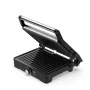 Contactgrill AENO EG2 — 2000 W, rechthoekig, roestvrij staal/zwart, 345×327 mm