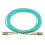BlueOptics AJ837A-BO InfiniBand glasvezelkabel 15 m LC turquoise