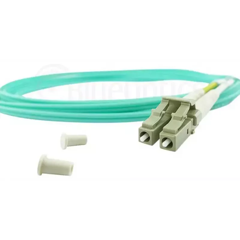 Glasvezelkabel BlueOptics AJ839A 50 m LC OM3 Aqua