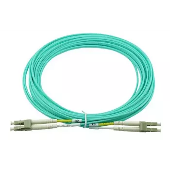 Glasvezelkabel BlueOptics AJ839A 50 m LC OM3 Aqua