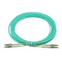 Glasvezelkabel BlueOptics AJ839A 50 m LC OM3 Aqua
