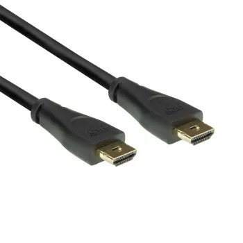 ACT 0,90 m HDMI 4K Premium Certified Locking Cable v2.0 HDMI-A stekker - HDMI-A stekker