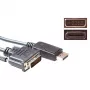 ACT 1,8 meter adapterkabel DisplayPort-stekker naar DVI-stekker