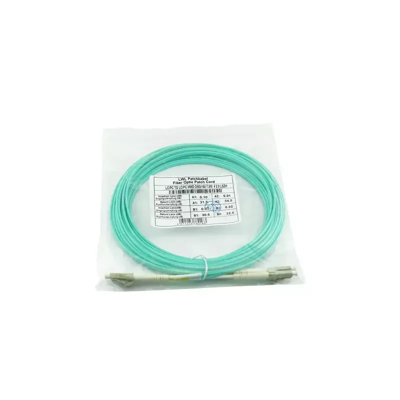 Glasvezelkabel BlueOptics ASRC-BO 2x LC LC/UPC OM3 30 m aqua