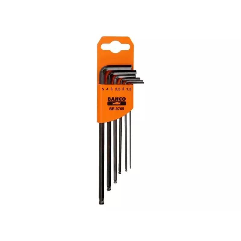 L-vormige inbussleutelset Bahco BE-9765 6 stuks