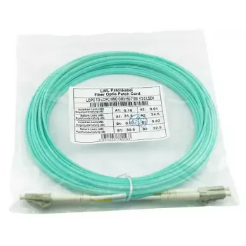 Glasvezelkabel BlueOptics BK842A 30 m LC OM3 aqua