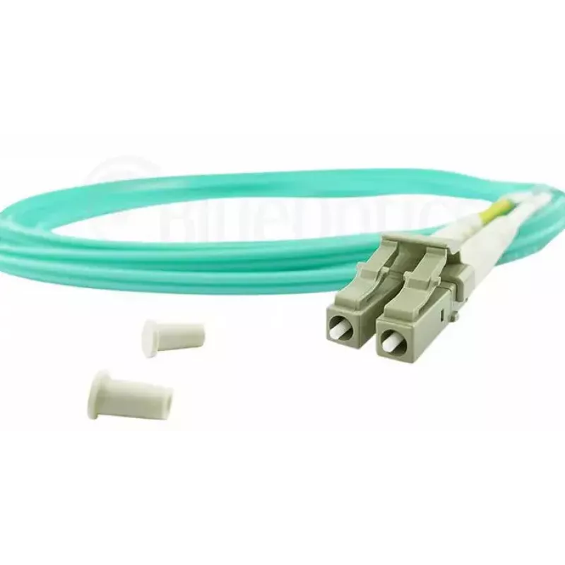 Glasvezelkabel BlueOptics BK843A-BO 50m LC OM3 aqua