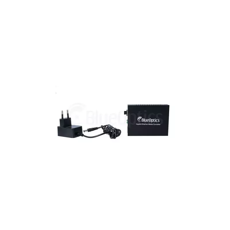 Netwerk-mediaconverter BlueOptics BLMC001 1000 Mbit/s zwart