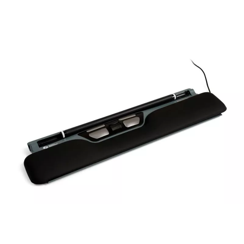 BakkerElkhuizen ErgoSlider+, dubbelhandig, laser, 1600 DPI, zwart, grijs, geel