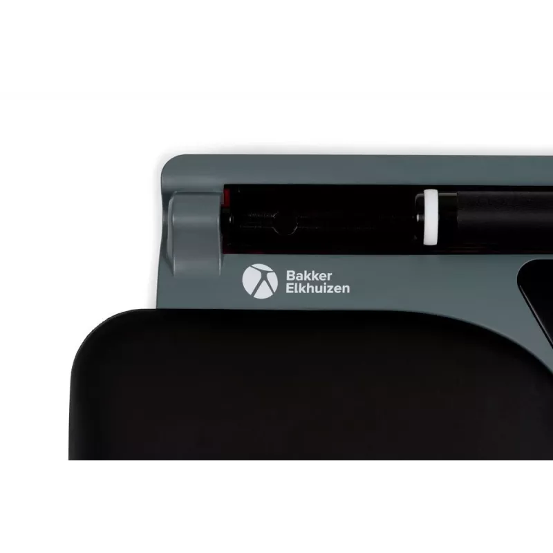 BakkerElkhuizen ErgoSlider+, dubbelhandig, laser, 1600 DPI, zwart, grijs, geel