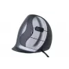 BakkerElkhuizen Evoluent D Small, rechtshandig, verticaal ontwerp, laser, USB Type-A, 3200 DPI, zwart