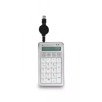 BakkerElkhuizen S-board 840 Numeric toetsenbord, USB, pc, 1,2 m, lichtgrijs, wit
