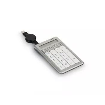 BakkerElkhuizen S-board 840 Numeric toetsenbord, USB, pc, 1,2 m, lichtgrijs, wit