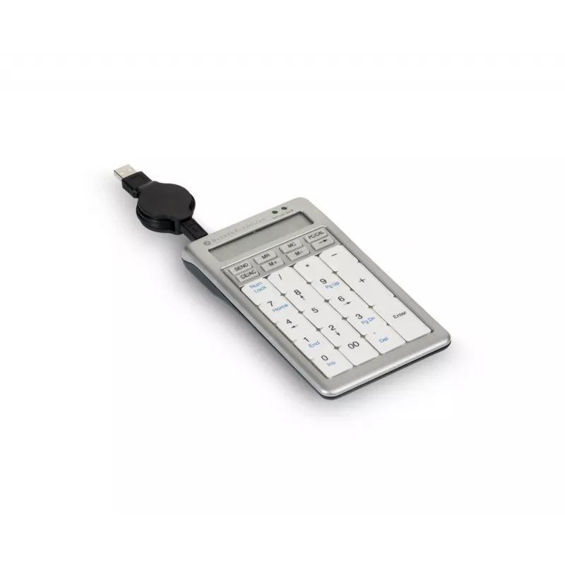 BakkerElkhuizen S-board 840 Numeric toetsenbord, USB, pc, 1,2 m, lichtgrijs, wit