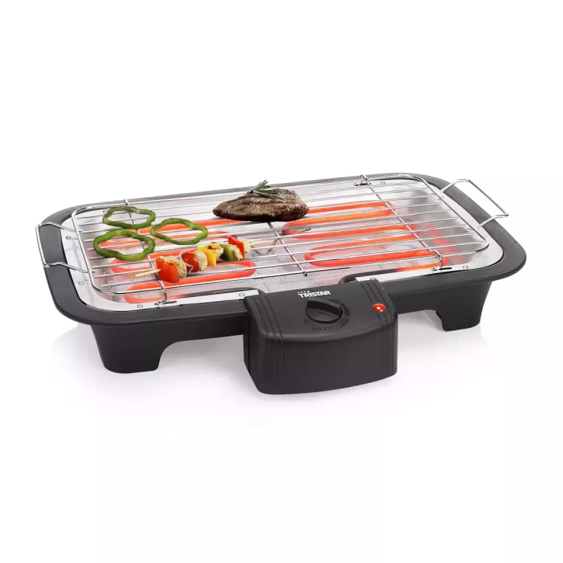 Elektrische grill Tristar BQ-2883 2000 W ketel zwart