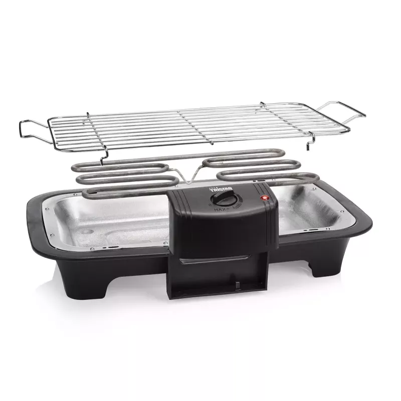 Elektrische grill Tristar BQ-2883 2000 W ketel zwart