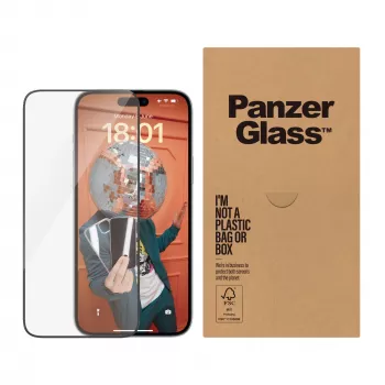 Displayscherm PanzerGlass iPhone 15 Plus Ultra-Wide Fit EasyAligner stootvast
