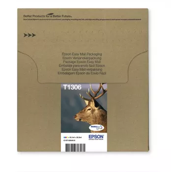 Inktpatroon multipack Epson T1306 DURABrite Ultra 3 kleuren (cyaan, magenta, geel) hoge (XL) capaciteit, 3 stuks