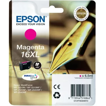 Epson Pen and crossword singlepack magenta 16XL DURABrite Ultra inkt