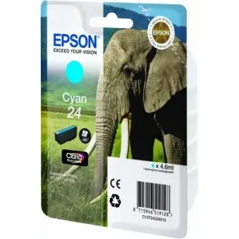 Epson singlepack cyaan 24 Claria Photo HD inkt