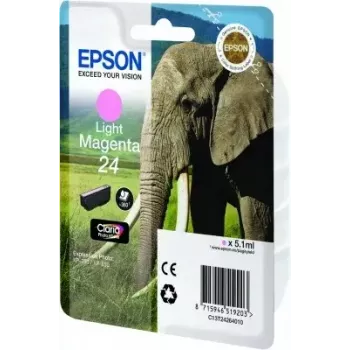 Inktpatroon Epson C13T24264010 origineel pigmentinkt lichtmagenta singlepack