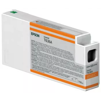 Epson eenmalige verpakking oranje T636A00 UltraChrome HDR 700 ml, oranje, pigmentinkt, 700 ml, 1 stuk