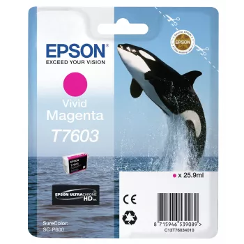 Inktpatroon Epson T7603 magenta