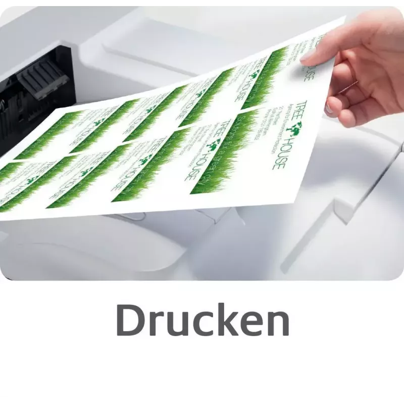 Avery Zweckform Quick&Clean C32011-25 Visitekaartjes, wit, 200 g/m2, 250 stuks (25 vellen)